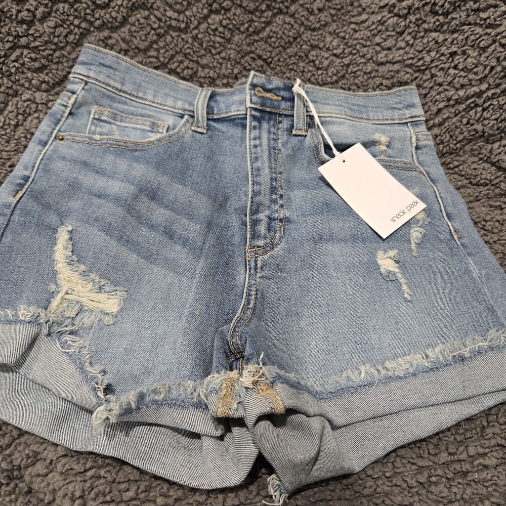 Blue Denim Women's Shorts